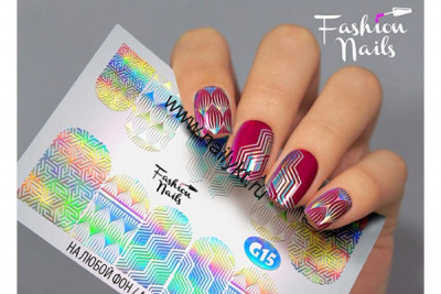 СКИДКА!!! Слайдер-дизайн Fashion Nails Galaxy 016