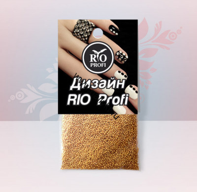 Бульонки золотые металлические Rio Profi