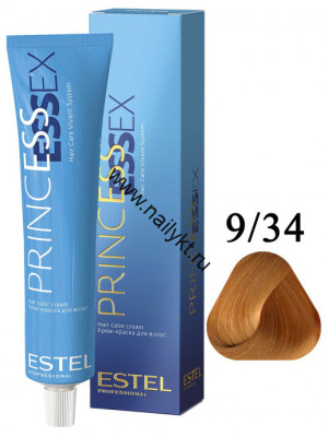 Крем-краска для волос Estel Princess Essex 9/34, Блондин Золотисто-медный, 60мл