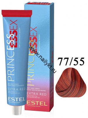 Крем-краска для волос Estel Princess Essex R77/55, Страстная кармен, 60мл