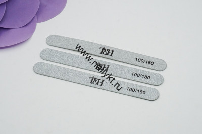 Пилки для ногтей TH-DPI-18-100/180 деревянные