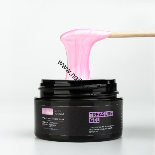 Гель моделирующий RockNail Treasure Modeling Cool Gel 09 Rosaline 15ml