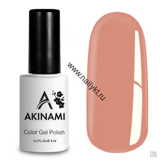 Гель-лак AKINAMI Color Gel Polish тон №006 Caramel (9мл)