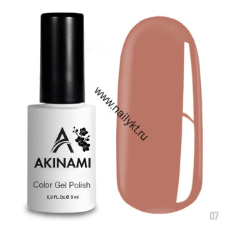 Гель-лак AKINAMI Color Gel Polish тон №007 Tea Rose (9мл)