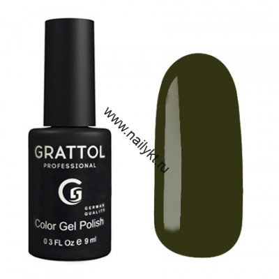 Гель-лак Grattol Color Gel Polish  - тон №192 Dark Olive (9мл)