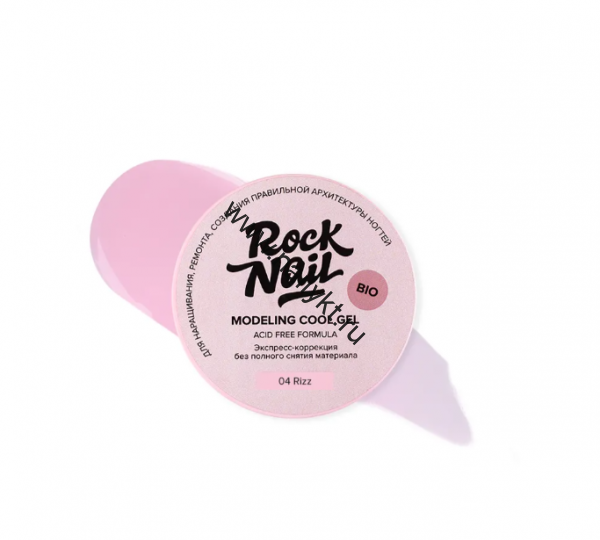 СКИДКА!!! Холодный моделирующий гель для наращивания RockNail Modeling cool gel 04 Rizz 15 мл