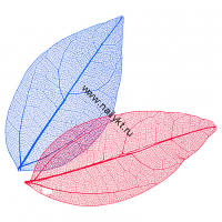 Дизайн Листик-паутинка маленький, 2шт, 005 IRISK