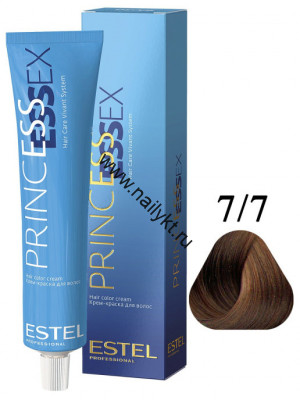Крем-краска для волос Estel Princess Essex 7/7, Средне-русый Коричневый, 60мл