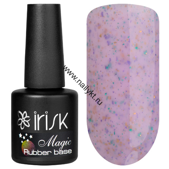 База каучуковая с шиммером Shimmer Rubber Base, 10мл (21 Magic) IRISK
