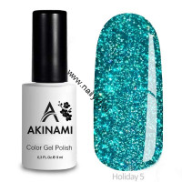 Светоотражающий гель-лак AKINAMI Color Gel Polish - Holiday 05 (9мл)