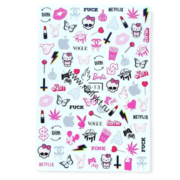 Слайдер дизайн B-013 Miw Nails