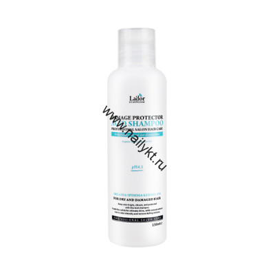 Шампунь с коллагеном и аргановым маслом  Lador Damaged Protector Acid Shampoo (150мл)