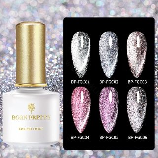 Гель-лак Магнитный светоотражающий "Holo Reflective Glitter cat" FGC-01 52004-01, Born Pretty, 6 мл