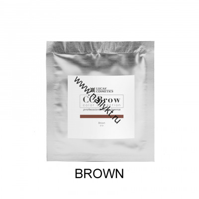 Хна для бровей CC Brow (brown) в саше (коричневый), 5гр.