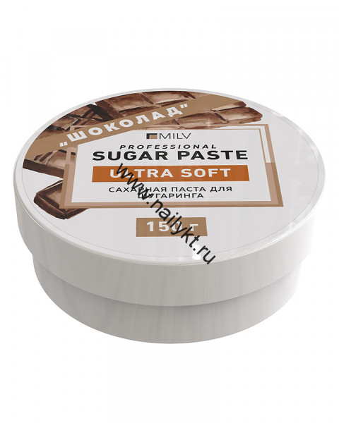Сахарная паста для шугаринга "Шоколад" Ультра мягкая 150гр MILV