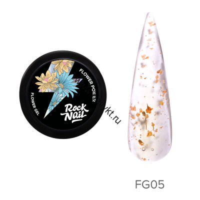 Гель для наращивания RockNail Flower Power FG05 Punk Ikebana 10мл