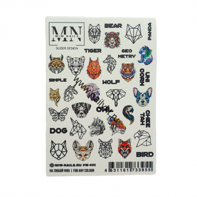 Slider Design W-405 mini Miw Nails