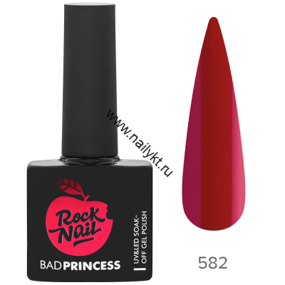 Гель-лак RockNail Bad Princess 582 Heart Box 10мл