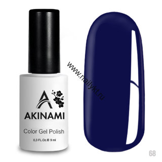 Гель-лак AKINAMI Color Gel Polish тон №068 Ultramarine (9мл)