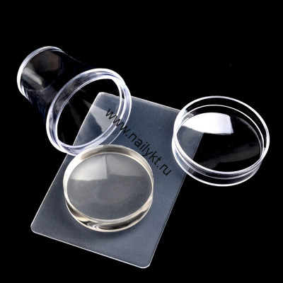 Штамп для стемпинга силиконовый прозрачный "Small Glass"