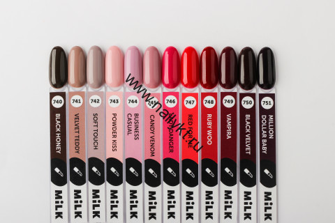 Гель-лак Milk Lip Cream 743 Powder Kiss 9мл