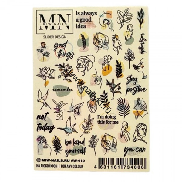 Slider Design W-410 mini Miw Nails