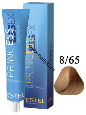 Крем-краска для волос Estel Princess Essex 8/65, Светло-русый Фиолетово-красный, 60мл