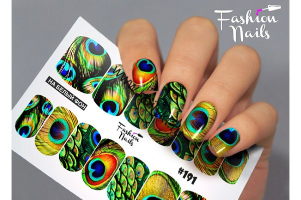 СКИДКА!!! Слайдер-дизайн Fashion Nails 191