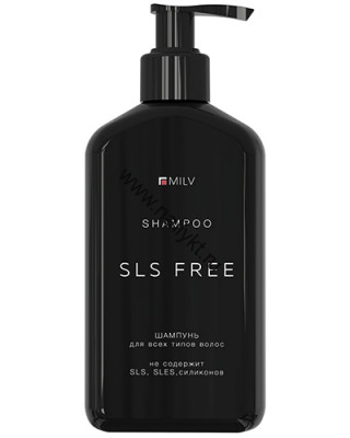 "SLS FREE" Шампунь для всех типов волос MILV 340 мл
