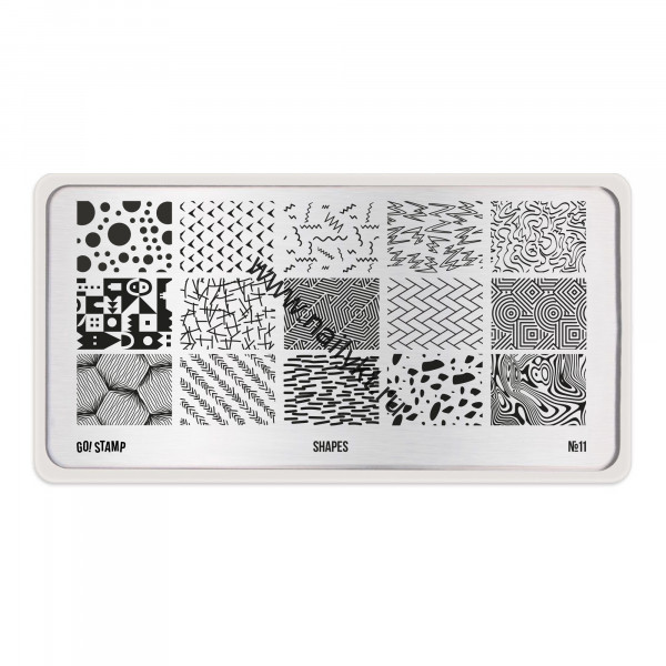 Пластина для стемпинга Go! Stamp 011 Shapes