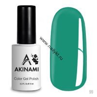 Гель-лак AKINAMI Color Gel Polish тон №099 Turquoise (9мл)