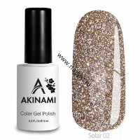 Светоотражающий гель-лак AKINAMI Color Gel Polish -  Solar 02 (9мл)