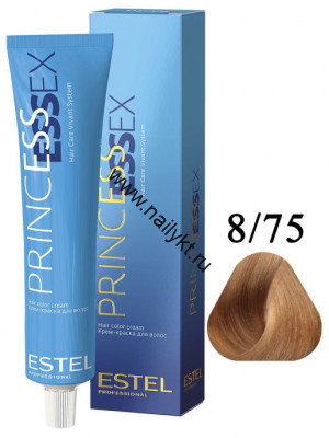 Крем-краска для волос Estel Princess Essex 8/75, Светло-русый коричнево-красный, 60мл