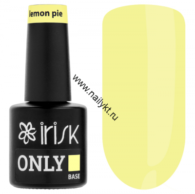 База каучуковая цветная Only Base, (02 Lemon pie (Лимонный пирог)) IRISK 10мл