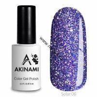 Светоотражающий гель-лак AKINAMI Color Gel Polish -  Solar 06 (9мл)