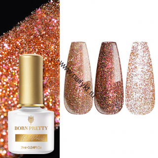 Светоотражающий гель-лак "Reflective Glitter Flash" RGF-02 53087-02, 7 мл Born Pretty