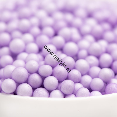 Шарики пенопластовые фиолетовые