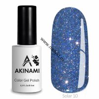 Светоотражающий гель-лак AKINAMI Color Gel Polish -  Solar 10 (9мл)