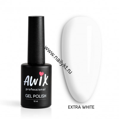 Гель-лак AWIX Extra White 913, 10 мл