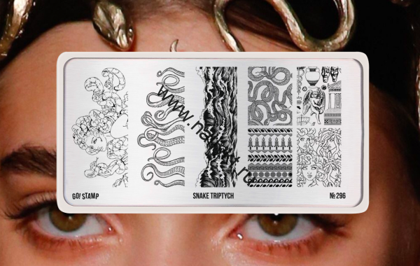 Пластина для стемпинга Go! Stamp 296 Snake Triptych