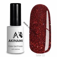 Светоотражающий гель-лак AKINAMI Color Gel Polish -  Solar 11 (9мл)