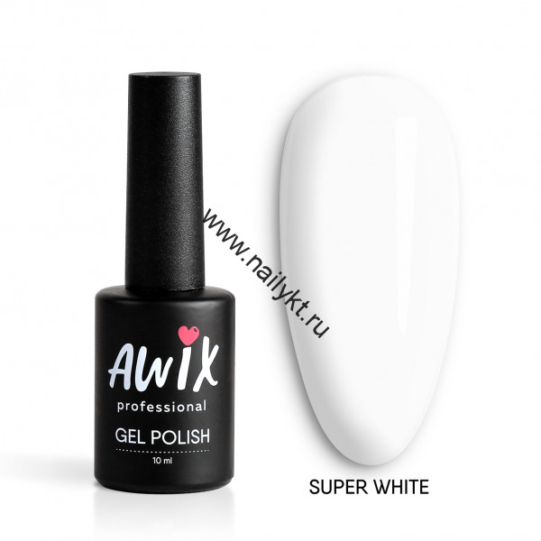 Гель-лак AWIX Super White, 10 мл