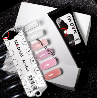 Акригель Naomi AcryGel, 15гр (в тубе) 02 Молочный