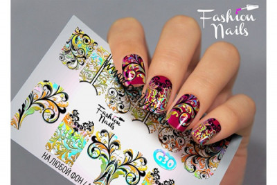 Слайдер-дизайн Fashion Nails Galaxy 030