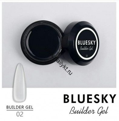Bluesky Builder Gel 02 Clear 15ml Прозрачный
