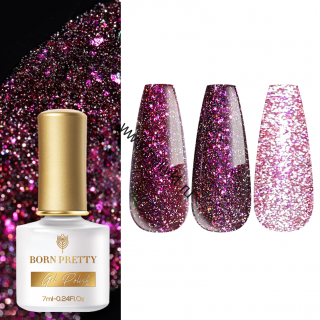 Светоотражающий гель-лак "Reflective Glitter Flash" RGF-07 53087-07, 7 мл Born Pretty