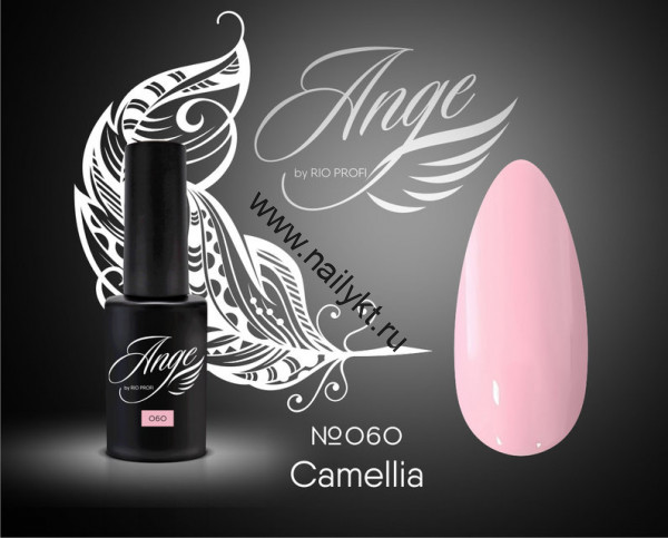 Гель-лак Каучуковый Ange от Rio Profi №60 Camellia 7 мл