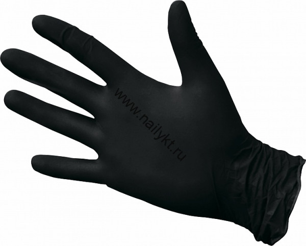 Перчатки нитриловые M 1 пара (2 шт.) "Нитримакс" NitriMax черные
