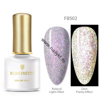 Гель-лак светоотражающий "Reflective Glitter" FBS-02 52008-02, Born Pretty, 6 мл