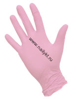 Перчатки нитриловые M 1 пара (2 шт.) "Нитримакс" NitriMax розовые